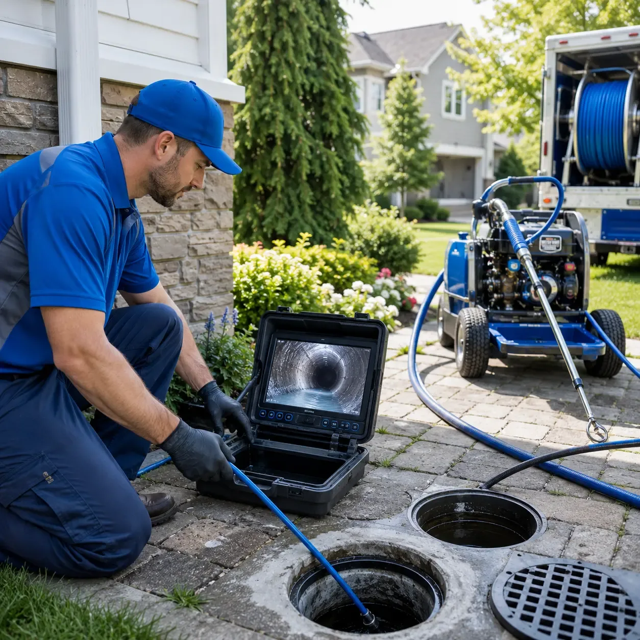 Outdoor drain cleaning professionals serving Albion, NY